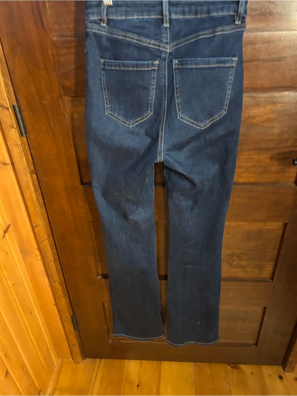 Laura Women's Straight-Leg Stretch Jeans — Dark Blue. Like new. - Picture 2 of 3